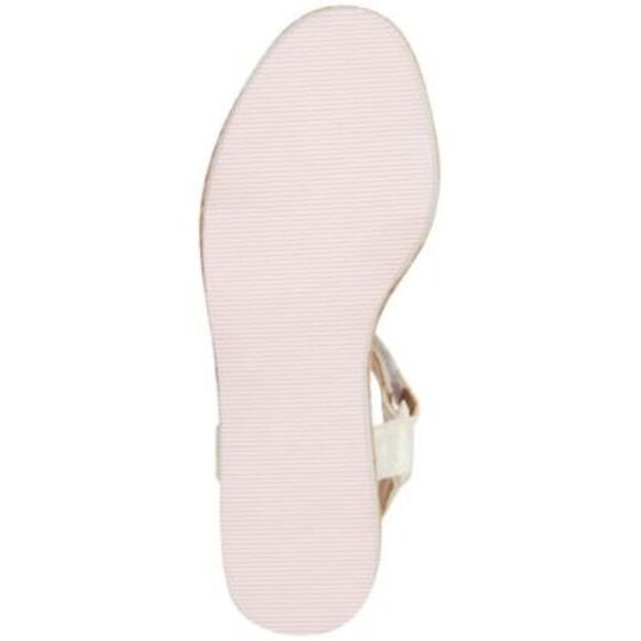NWT MADDEN GIRL Womens Ivory At Straps Gigi Wedge Slingback Sandal 9 M - Picture 4 of 5